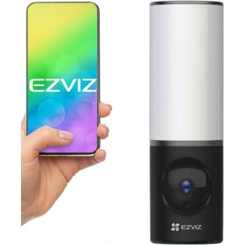 كاميرا مراقبة خارجية ذكية EZVIZ LC3 بدقة 2K+ مزودة بكشاف ضوئي وذاكرة تخزين داخلية سعة 32 جيجابايت