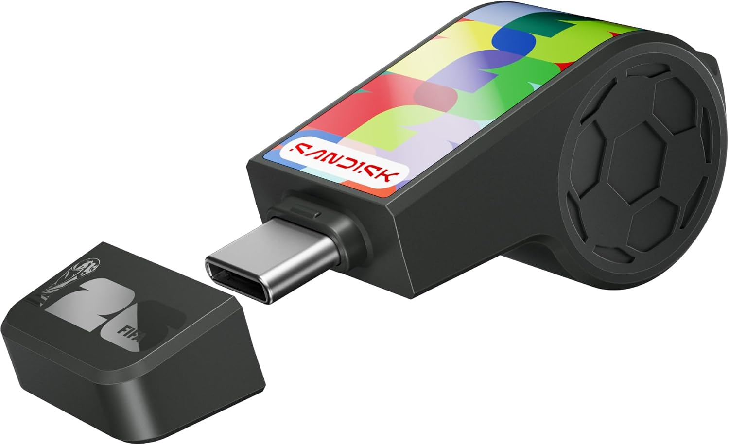 محرك أقراص فلاش SANDISK USB-C: كأس العالم FIFA 2026™ - 128 جيجابايت (الإصدار العالمي)
